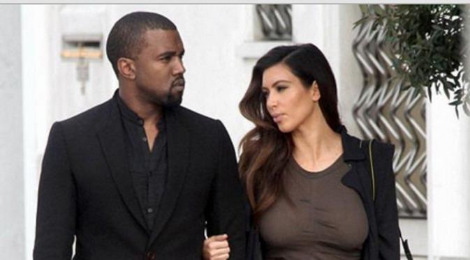 Kim Kardashian dan Kanye West 