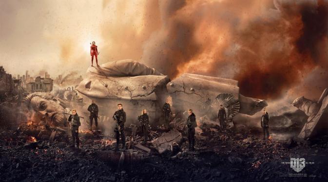 Poster terbaru The Hunger Games: Mockingjay-Part 2. Foto: empireonline.com
