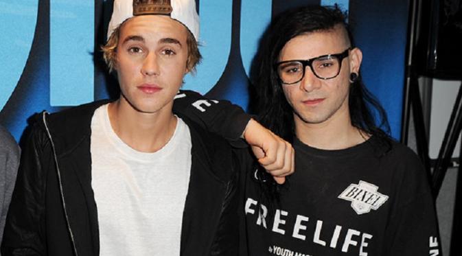 Justin Bieber dan Skrillex (Billboard.com)