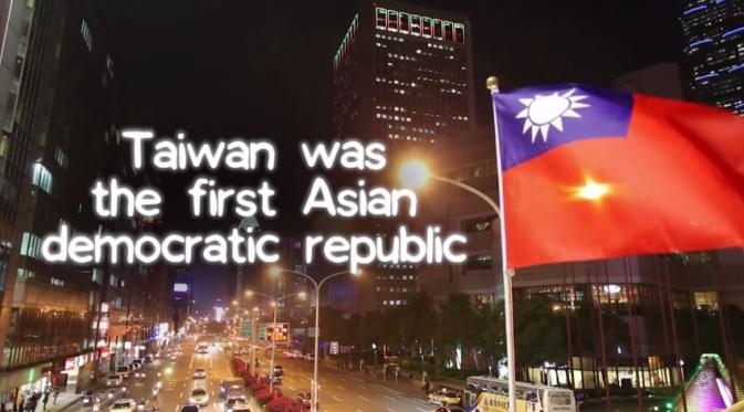 Taiwan merupakan negara republik demokrasi pertama di Asia. (Via: youtube.com)