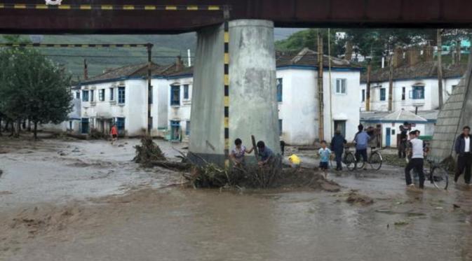 Banjir Landa Korut, 40 Tewas (Reuters)