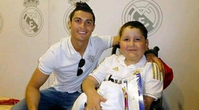 Cristiano Ronaldo dan bocah penderita kanker, Nuhazet.