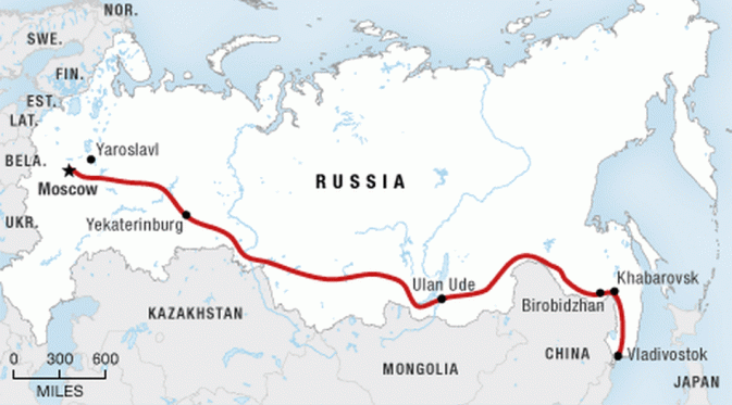 'Trans-Siberian Railway', Melintasi Rusia dengan 'Ular Besi'. | via: suggestkeyword.com