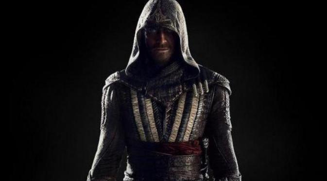Karakter utama film Assassin's Creed dengan Michael Fassbender sebagai bintangnya. (Ace Showbiz)
