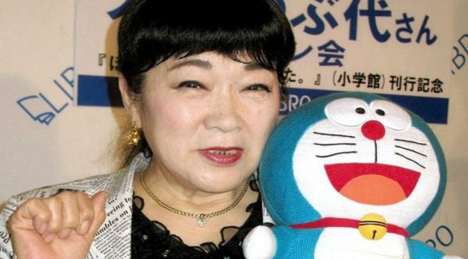 Nobuyo Ōyama adalah dubber Doraemon. Foto: via japancrush.com