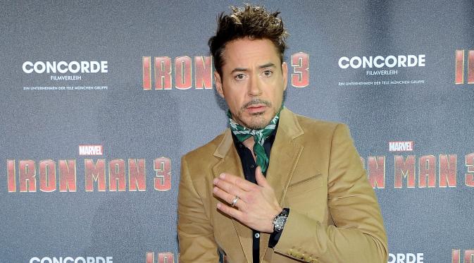 Robert Downey Jr baru-baru ini dinilai sebagai aktor dengan bayaran tertinggi di dunia selama tiga tahun berturut-turut, seperti dikabarkan ia memperoleh 80 juta dolar untuk perannya di film ‘Avengers: Age of Ultron’. (Bintang/EPA)