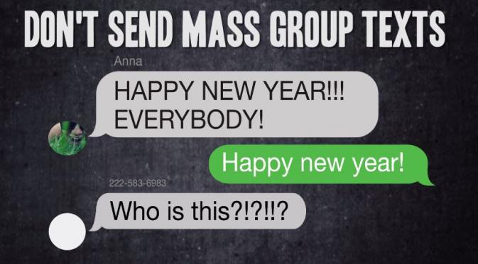 Jangan kirim ucapan melalui grup. Lewat pesan pribadi lebih baik. (Via: youtube.com)