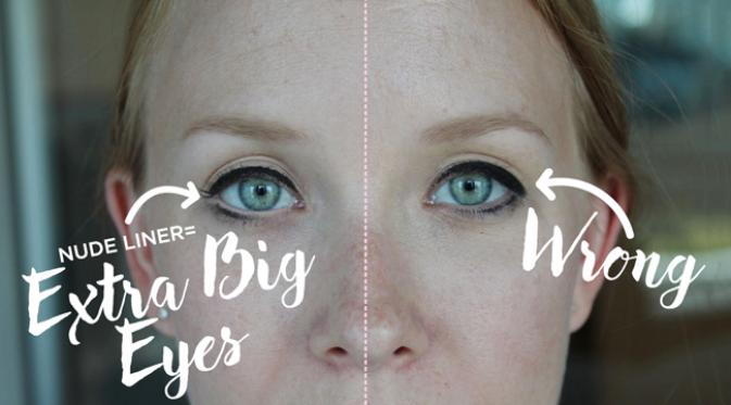 Begini cara gunakan eyeliner untuk membuat mata terlihat lebih besar