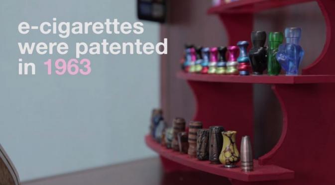 Rokok elektrik dipatenkan sejak 1963. (Via: youtube.com)