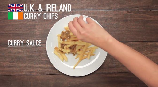 Britania Raya dan Irlandia - Curry Chips (Via: youtube.com)