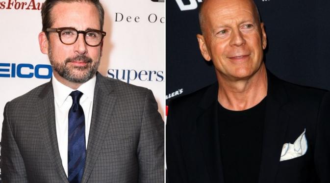 Steve Carell dipilih untuk mengisi peran yang sebelumnya sempat diambil Bruce Willis dalam film terbaru Woody Allen. (vanityfair.com)