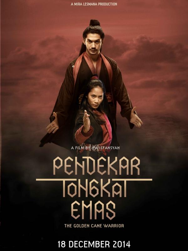 Poster film pendekar Tongkat Emas.