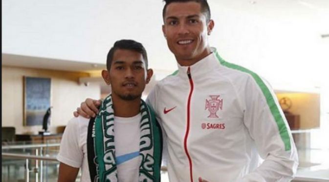 Impian Martunis untuk kembali berjumpa dengan ayah angkatnya, Cristiano Ronaldo, akhirnya tercapai. (Mundo Deportivo)