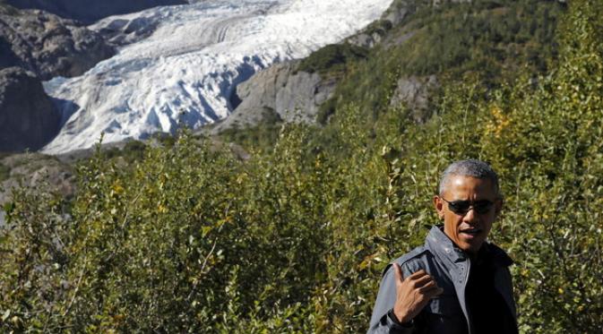Menjelajah Arktik Layaknya Presiden Amerika Serikat, Barack Obama. | via: Jonathan Ernst/Reuters
