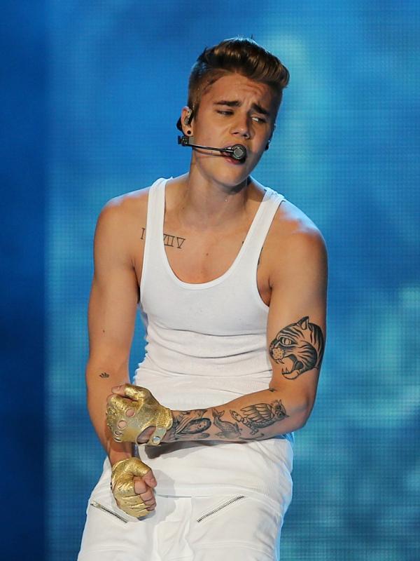 Justin Bieber. (Bintang/EPA)