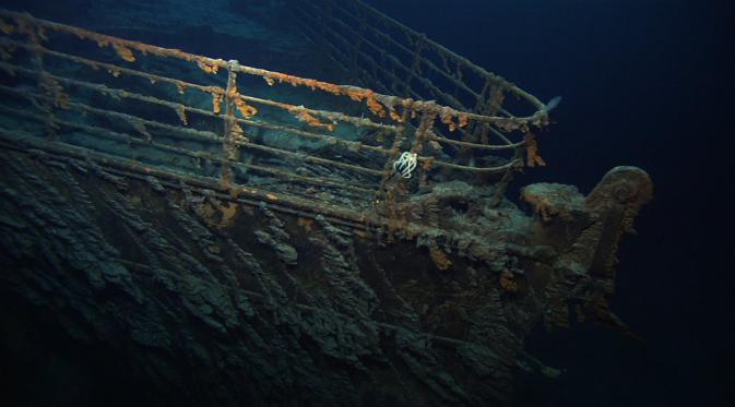 Bangkai kapal Titanic masih menunjukkan keagungannya (NOAA)