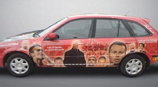 Mobil bertema Manchester United (Daily Mail)