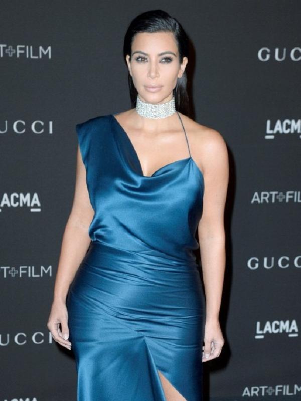 Kim Kardashian di Art + Film Gala 2014 (Bintang/EPA)