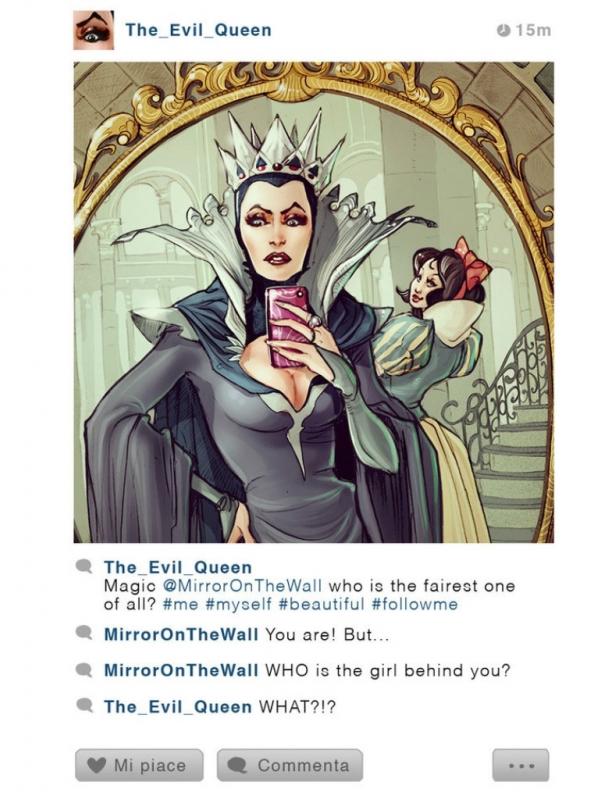 The Evil Queen (Via: facebook.com/simonabonafiniartwork)