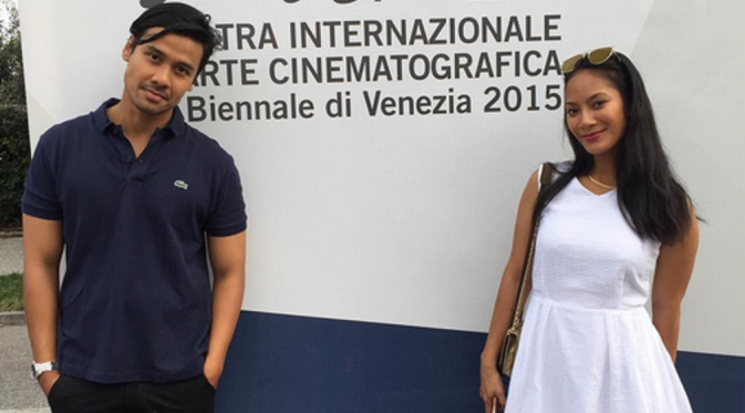 Chicco Jerikho dan Tara Basro menghadiri Venice Film Festival. Foto: Instagram