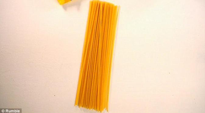 Cara mengukur jumlah spaghetti yang tepat untuk seporsi