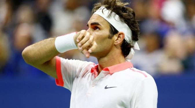Roger Federer dikalahkan Novak Djokovic (Clive Brunskill/Getty Images/AFP )