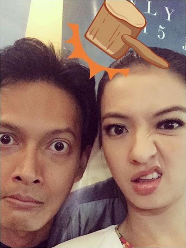 Berbagai ekspresi konyol Raline Shah (via Instagram/Raline Shah)