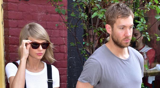 Taylor Swift dan Calvin Harris. (foto: sugarscape)