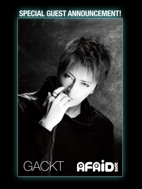 Gackt mengisi hari pertama Anime Festival Asia Indonesia 2015 yang jatuh pada Jumat, 25 September 2015. (Facebook)