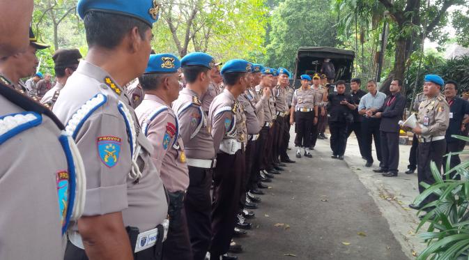Penertiban rumah dinas Polri di Jakarta Selatan (LIputan6.com/ Richo Pramono)