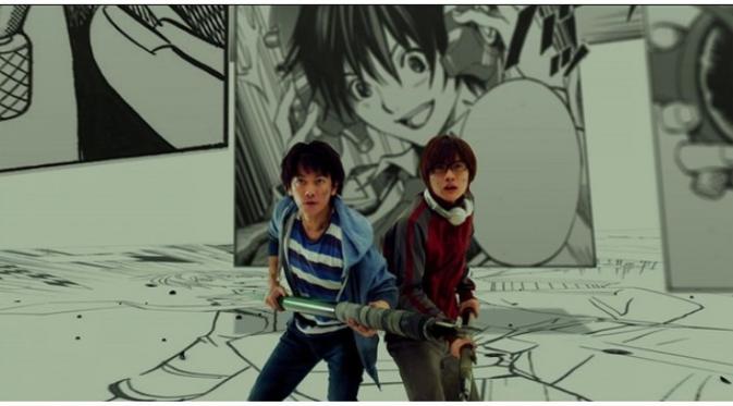 Secuil adegan pertempuran film adaptasi manga Bakuman. (Anime News Network)