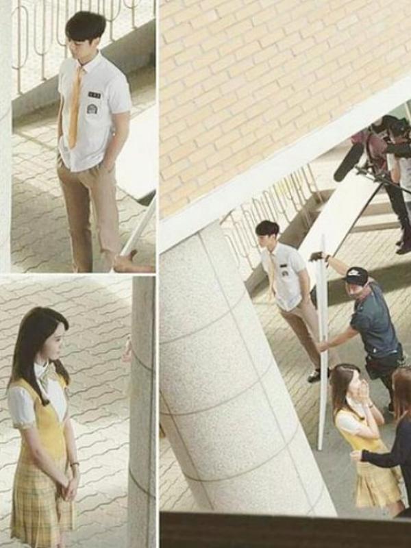 Yoona SNSD dan Minho SHINee di drama 'Because Its the First Time'. foto: kdramastarz