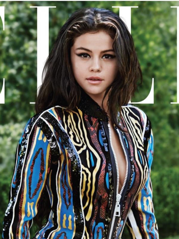 Selena Gomez untuk pemotretan sampul depan majalah ELLE. (foto: fashiongonerogue)