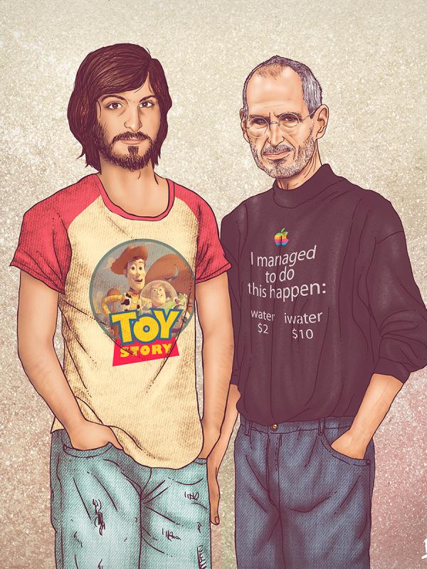 Steve Jobs (Via: behance.net/fulaleo)