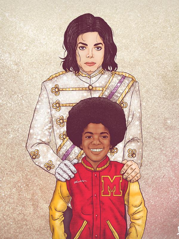 Michael Jackson (Via: behance.net/fulaleo)