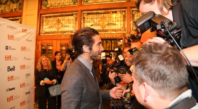 Jake Gyllenhaal saat menghadiri Toronto International Film Festival 2015 (Torontoist.com)