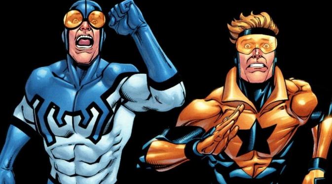 Superhero DC, Booster Gold dan Blue Beetle. (superherostuff.com)