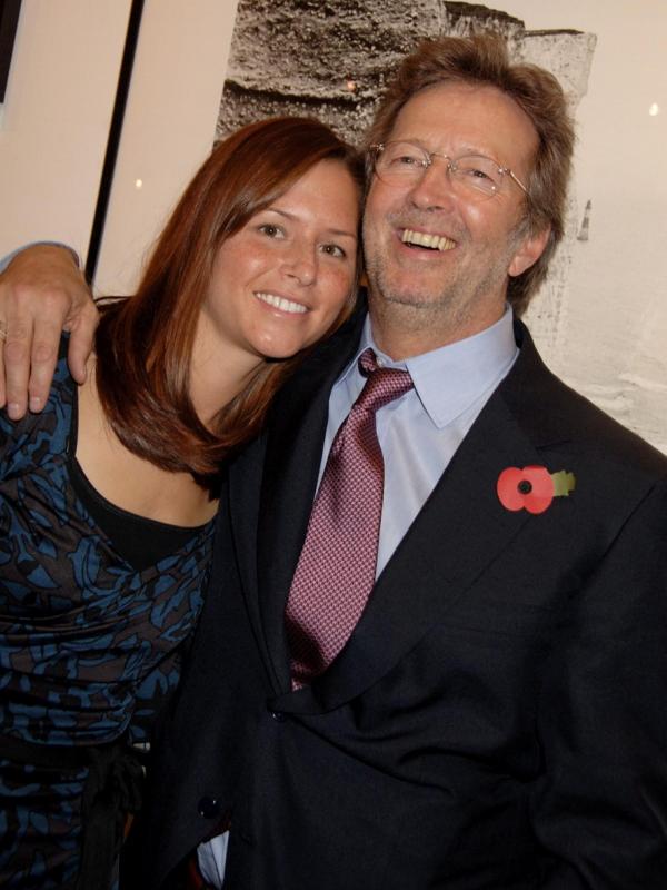 Eric Clapton dan Melia McEnery (via nydailynews.com)