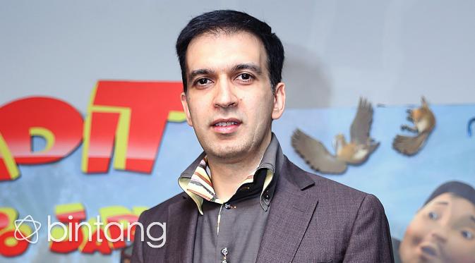 Manoj Punjabi menghadiri syukuran serial Adit Sopo Jarwo. (Wimbarsana/Bintang.com)