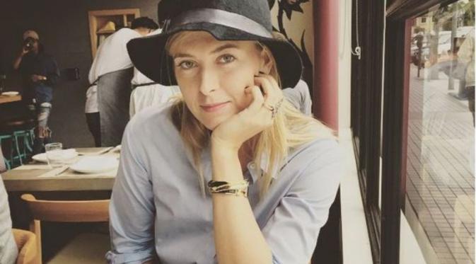 Maria Sharapova 'Nggak' Takut Tampil Tanpa Makeup | via: Instagram